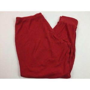 Sleep Sense Women's Red Thermal Waffle PJs Pants L